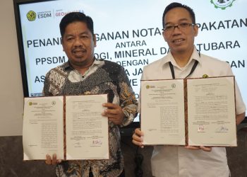 Penandatanganan kerja sama Asosiasi IUJP Konawe Utara dengan PPSDM Geominerba