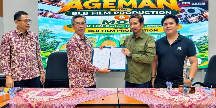 Produser film Ageman, Ken Setiawan dan UIN Raden Intan sepakati MoU edukasi toleransi melalui film