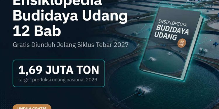 Target 1,69 Juta Ton Udang 2029: FisTx Bagikan Ensiklopedia Budidaya 12 Bab