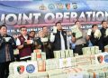Penyelundupan narkotika jenis ketamin seberat sekitar 1,16 ton di perairan Selat Malaka.